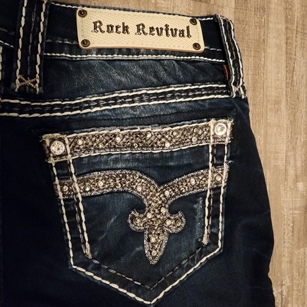 Rock Revival Size 27 Sherry Skinny Jeans